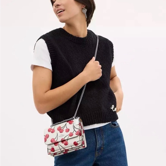 NWT Ret$378 Coach Mini Klare Cherry Crossbody Bag - Picture 3 of 4